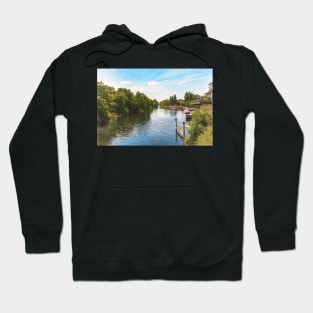 Thames View At Boulters Lock Hoodie